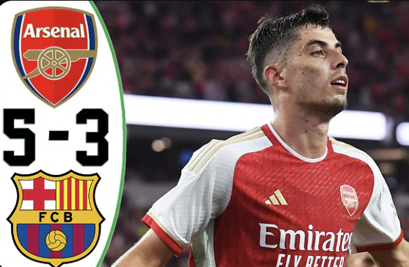 Arsenal vs Barcelona 5-3 All Goals & Highlights - 2023